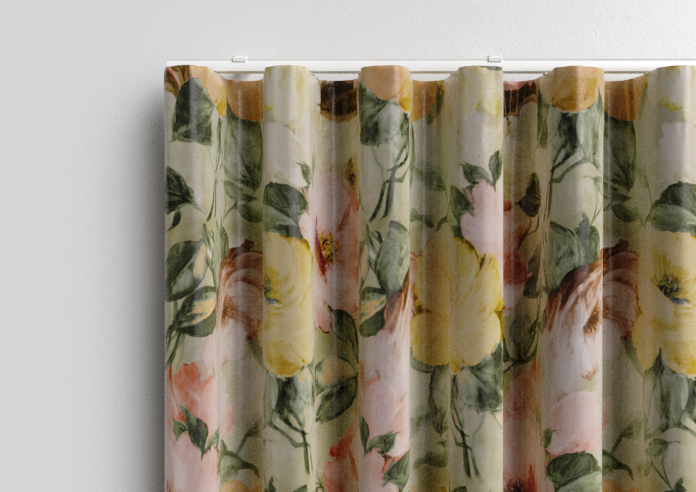 Amelia Faux Silk, Honeydew - Made to Measure Curtain - Image 13